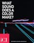 What Sound Does A Color Make?