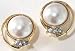 Monet 12mm Dome Simulated Pearl Clips SIMULATED PEARL