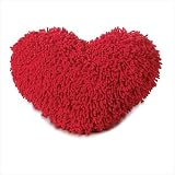 Cushion~Red Shaggy Heart~(Free Gift w/purchase)