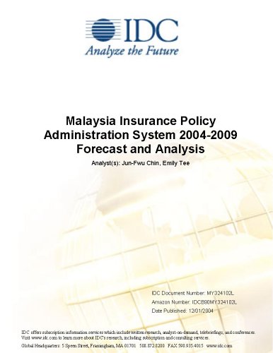 insurance systems and technology-Malaysia Insurance Policy Administration System 2004-2009 Forecast and Analysis Images