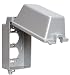 Taymac MX3200 One Gang Vertical In Use Metal Weatherproof Cover 8 Configurations Grey