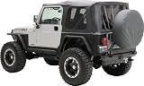 Smittybilt 9970235 Black Diamond OE Style Replacement Top with Tinted Window for Jeep Wrangler