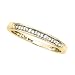 14K Yellow Gold 0.09 ct. Channel Set Diamond Anniversary Ring