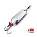 DAM Effzett Twin Doppelblatt Blinker silber- silber 60g
