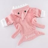 Baby Aspen “Let the Fin Begin” Pink Shark Robe, Pink