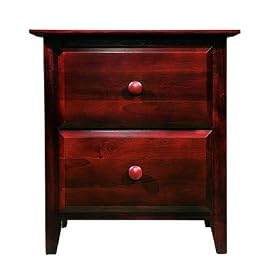 Newport Cordovan 2 Drawer Nightstand