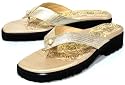 Taryn Rose 'Tyra' Thong Sandals Womens - Gold
