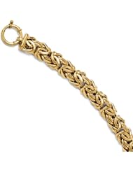 Leslies 14k Polished Fancy Link Bracelet Length 7.5"