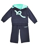Rocawear Big R Waffle Hoodie/Long-sleeved T/Jeans 3-Piece Outfit (Sizes 12M  24M) - peacoat, 18 months