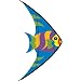 Blue Tropical Fish Nylon Stunt SV, 48 x 26