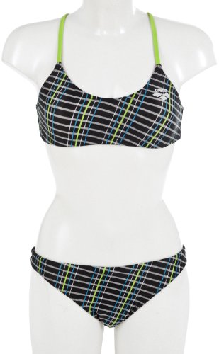 Arena Damen Bikini Lapo, black/energy green, 40, 24380 Preisvergleich