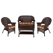 Home Bryntry 4-pc. Patio Set - Chocolate