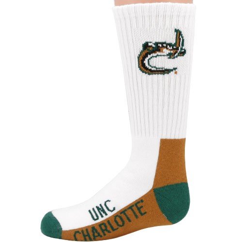 Charlotte 49ers Youth Tri-Color Team Logo Tall Socks