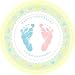 Baby : Baby's Footprink Kit and Lock of Hair Keepsake
