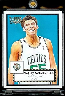 2005 06 Topps Style '52 Wally Szczerbiak Boston Celtics Basketball Card #80 - Mint Condition - In Protective Display Case !!