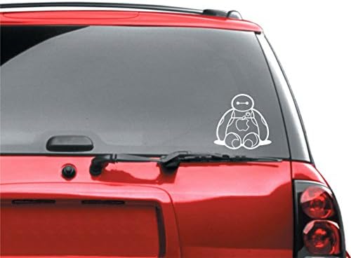 Discount Decals, LLC Baymax Sitting Car Window Vinyl Sticker