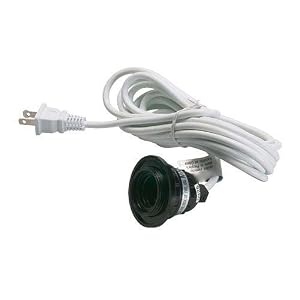 Click here to buy Electric cord for paper lanterns 15' L by FMC.