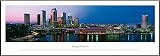 Tampa, Florida - Panoramic Print - Framed Poster