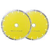 ダイヤモンドカッター 外径180mm セグメント 乾式 【2枚セット】