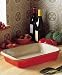 Le Creuset Enameled Cast-Iron 5-1/4-Quart Rectangular Roaster, Red