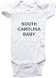 SOUTH CAROLINA BABY - State-series - White, Blue or Pink Onesie / Baby T-shirt