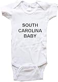SOUTH CAROLINA BABY - State-series - White, Blue or Pink Onesie / Baby T-shirt