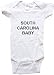 SOUTH CAROLINA BABY - State-series - White, Blue or Pink Onesie / Baby T-shirt