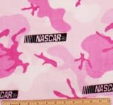 Nascar Pink Patterns Fleece