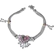 Sterling Silver Ankle Bracelet Pairs Indian Foot Jewelry 73 gms. 10.25 inches (sanklt060)