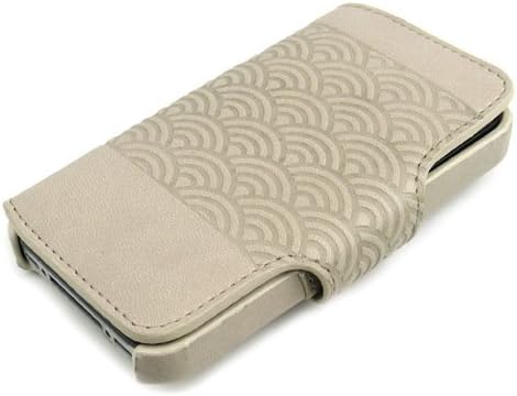 JAVOedge Umi Debossed Book Case for Apple iPhone 4/4S (Beige)