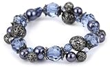 1928 Jewelry Kaitlyn Navy Blue Stretch Bracelet