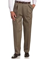 Haggar Men's Big & Tall Work to Weekend Hidden Expandable-Waist Pleat-Front Pant