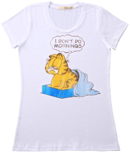 MIGHTY FINE(マイティ ファイン) レディース Tシャツ I DON'T DO MORNING