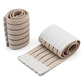 Beige Sports Elastic Stretchy Wrist Joint Brace Support Wrap Band Adjustable