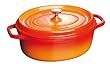 Staub 1352740 Br�ter / Cocotte oval aus Gusseisen 27 cm, orange
