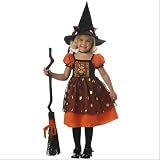 Pretty Pumpkin Witch Toddler Costume