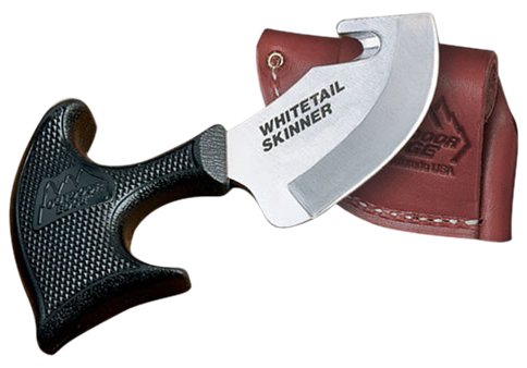 Outdoor Edge WT-10 Whitetail Skinner T-Handle Allows Use Of Both Hands without Setting The Knife down Complete with Full Grain Belt Sheath Outdoor Edge WT-10 Whitetail Skinner T-Handle Allows Use Of Both Hands without Setting The Knife down Complete with Full Grain Belt Sheath Hunting Knives