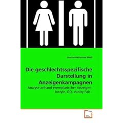 Die geschlechtsspezifische Darstellung in Anzeigenkampagnen: Analyse anhand exemplarischer Anzeigen  - Instyle, GQ, Vanity Fair -