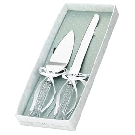 CR Gibson Wedding Accessory Cake Cutting Set