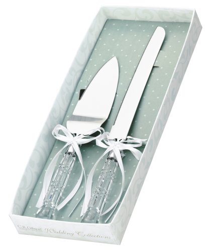 CR Gibson Wedding Accessory Cake Cutting Set by CR Gibson