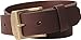 Levi's Men's 100% Leather Belt with Prong Buckle, Brown, 44