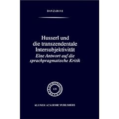 Husserl und die transzendentale Intersubjektivitat - Eine Antwort auf die sprachpragmatische Kritik