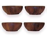 SET: 4x Ironwood - salad bowl / Serve Bowl - S - 18 x 8cm - 4tlg
