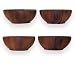 SET: 4x Ironwood - salad bowl / Serve Bowl - S - 18 x 8cm - 4tlg