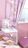 CharacterWorld Disney Princess I Sparkle 72' Curtains Including Tie backs