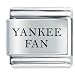 Pugster Yankee Fan Stainless Steel Sport Theme Sports Hobbies Italian Charm Link Image