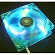AeroCool - 80mm UV Led 2-Ball Bearing Case Fan with Blue Frame and Blue Blades