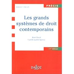 Les grands syst�mes de droit contemporains