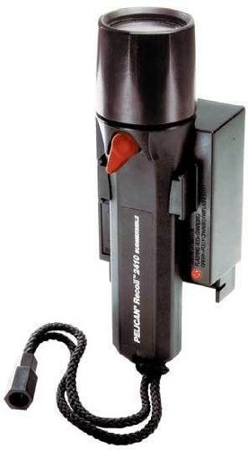  Pelican 2460 StealthLite Rechargeable Recoil LED Submersible Black Light +Fast 2460-016-110 