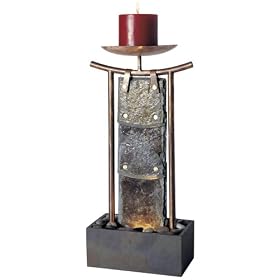 Kenroy Home Meditation Natural Slate Tabletop Fountain